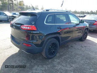 2015 Jeep Cherokee Limited with VIN 1C4PJMDS9FW710969, listed as a IAAI auction lot 41898698 with 144,789 mi miles. Bid and sale history available at carsss.com. Image 4.