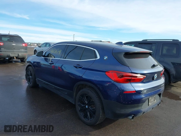 2018 BMW X2 xDrive28i with VIN WBXYJ5C36JEF80254, listed as a IAAI auction lot 41636541 with 98,137 mi miles. Bid and sale history available at carsss.com. Image 3.