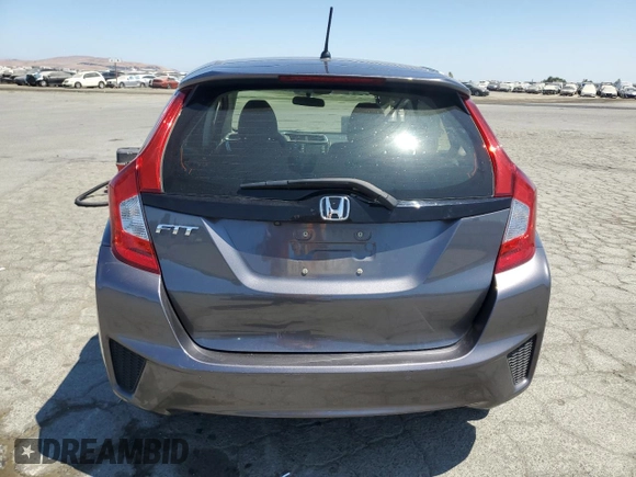 2017 Honda Fit LX with VIN JHMGK5H55HS003948, listed as a Copart auction lot 62542855 with 28,739 mi miles and Salvage title. Bid and sale history available at DreamBid. Image 6.