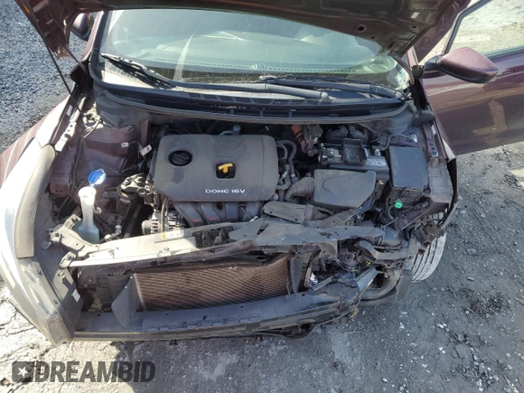 2017 Kia Forte LX with VIN 3KPFK4A73HE074183, listed as a Copart auction lot 45463825 with 112,434 mi miles and Salvage Title. Bid and sale history available at carsss.com. Image 11.