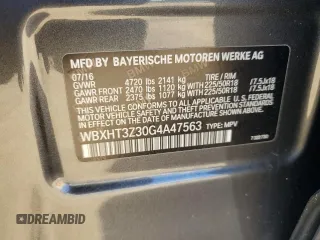 2016 BMW X1 xDrive28i z VIN WBXHT3Z30G4A47563, wystawiony jako Copart lot #50252555 z przebiegiem 99 975 mil mil oraz Szkoda całkowita • Salvage title. Historia ofert i sprzedaży dostępna na DreamBid. Obrazek 12.