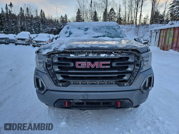 2022 GMC Sierra 1500 AT4 with VIN 1GTU9EET6NZ134151, listed as a Copart auction lot 84233604 with 0 mi miles and Salvage Title. Bid and sale history available at carsss.com. Image 5.