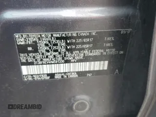 2017 Toyota RAV4 LE with VIN 2T3BFREV4HW591330, listed as a Copart auction lot 64726745 with 93,909 mi miles and Salvage title. Bid and sale history available at DreamBid. Image 13.