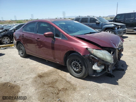 2015 Honda Civic Sedan LX with VIN 2HGFB2F58FH525946, listed as a Copart auction lot 56001414 with 151,983 mi miles and Salvage Title. Bid and sale history available at carsss.com. Image 4.