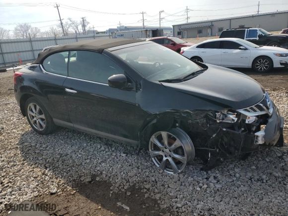 2014 Nissan Murano CrossCabriolet with VIN JN8AZ1FY0EW301776, listed as a Copart auction lot 48577515 with 103,719 mi miles and Salvage Title. Bid and sale history available at carsss.com. Image 4.