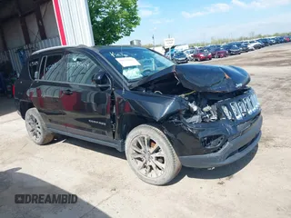 2017 Jeep Compass High Altitude with VIN 1C4NJDEB4HD205233, listed as a IAAI auction lot 41753295 with 89,695 mi miles and . Bid and sale history available at DreamBid. Image 1.