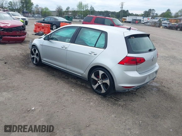 2015 Volkswagen Golf GTI SE with VIN 3VW5T7AU0FM048544, listed as a IAAI auction lot 42005853 with 79,969 mi miles. Bid and sale history available at carsss.com. Image 3.