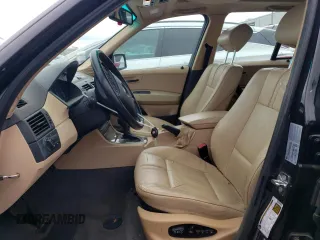 2004 BMW X3 2.5i with VIN WBXPA73474WB29994, listed as a Copart auction lot 52037835 with 140,712 mi miles and Salvage Title. Bid and sale history available at DreamBid. Image 7.