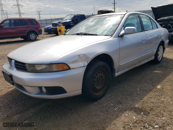 2002 Mitsubishi Galant ES with VIN 4A3AA46G02E138640, listed as a Copart auction lot 66617094 with 96997 miles and Clean Title. Bid and sale history available at carsss.com. Image 1.