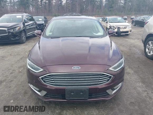 2017 Ford Fusion SE with VIN 3FA6P0HD5HR268475, listed as a IAAI auction lot 41933929 with 27,047 mi miles. Bid and sale history available at carsss.com. Image 12.