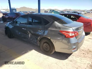 2017 Nissan Sentra S with VIN 3N1AB7AP6HY392599, listed as a Copart auction lot 49641425 with 126,127 mi miles and Salvage Title. Bid and sale history available at DreamBid. Image 2.
