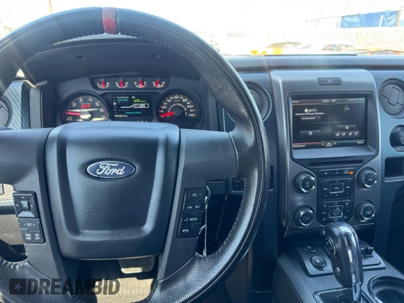 2014 Ford F-150 SVT Raptor with VIN 1FTFW1R67EFC35912, listed as a Copart auction lot 55183265 with 187,461 mi miles and Salvage Title. Bid and sale history available at carsss.com. Image 9.