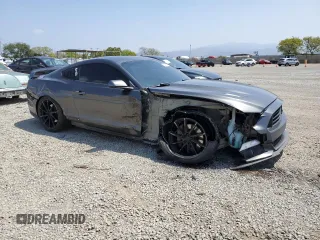 2016 Ford Mustang GT with VIN 1FA6P8CF5G5206504, listed as a Copart auction lot 55448035 with 76,856 mi miles and Salvage title. Bid and sale history available at DreamBid. Image 4.
