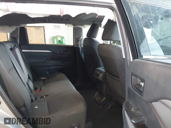 2017 Toyota Highlander LE with VIN 5TDBZRFH5HS377917, listed as a IAAI auction lot 42488526 with 63,460 mi miles and . Bid and sale history available at DreamBid. Image 8.