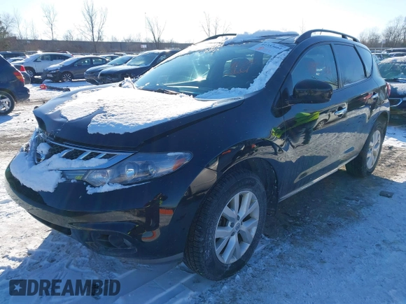 2012 Nissan Murano SV with VIN JN8AZ1MW4CW211674, listed as a IAAI auction lot 41353661 with 169,560 mi miles and . Bid and sale history available at carsss.com. Image 17.