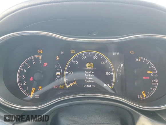 2019 Jeep Grand Cherokee Overland with VIN 1C4RJFCG8KC810087, listed as a Copart auction lot 46526345 with 91,164 mi miles and Salvage Title. Bid and sale history available at carsss.com. Image 9.