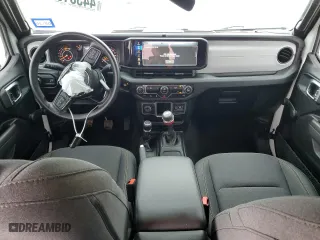 2024 Jeep Wrangler Sport with VIN 1C4PJXDG1RW349674, listed as a Copart auction lot 44331845 with 2,677 mi miles and Salvage Title. Bid and sale history available at carsss.com. Image 8.
