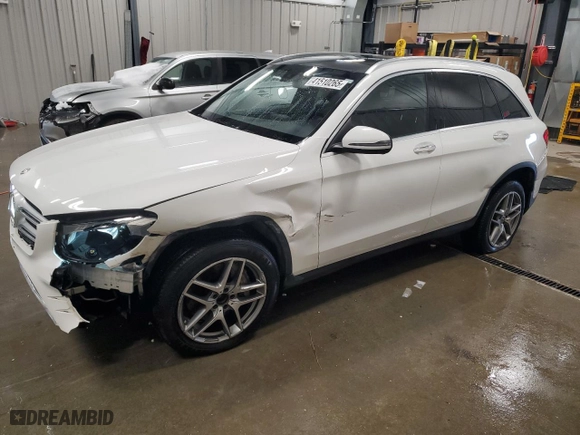 2016 Mercedes-Benz GLC with VIN WDC0G4KB3GF017281, listed as a Copart auction lot 41510265 with 116,451 mi miles and Salvage Title. Bid and sale history available at carsss.com. Image 1.