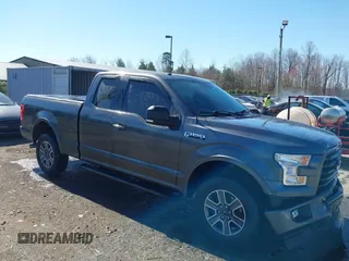 2017 Ford F-150 XL with VIN 1FTFX1EF9HKE56619, listed as a IAAI auction lot 41802575 with 128,051 mi miles. Bid and sale history available at carsss.com. Image 1.