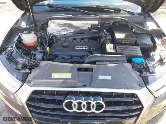 2018 Audi Q3 Premium with VIN WA1ECCFS0JR028296, listed as a IAAI auction lot 41547417 with 75,798 mi miles. Bid and sale history available at carsss.com. Image 10.