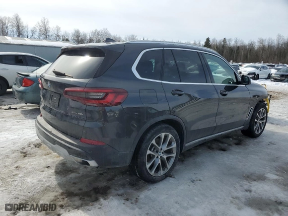 2023 BMW X5 xDrive40i with VIN 5UXCR6C01P9R61387, listed as a Copart auction lot 44972515 with 58,971 mi miles and Clean Title. Bid and sale history available at carsss.com. Image 3.
