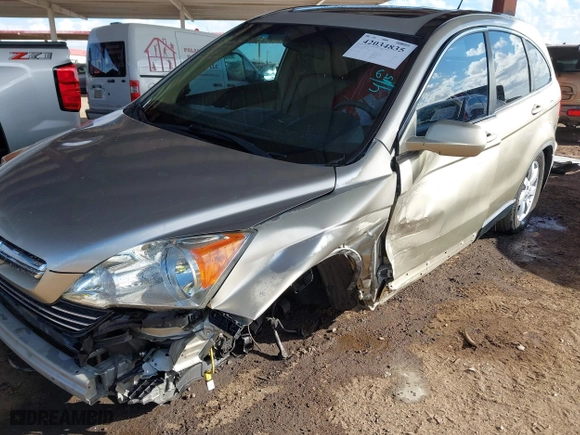 2007 Honda CR-V EX-L with VIN JHLRE38717C029045, listed as a IAAI auction lot 42034835 with 178,558 mi miles. Bid and sale history available at carsss.com. Image 6.