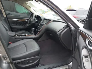 2019 Infiniti Q50 Luxe with VIN JN1EV7AR6KM550265, listed as a IAAI auction lot 42171598 with 56,612 mi miles and . Bid and sale history available at DreamBid. Image 5.