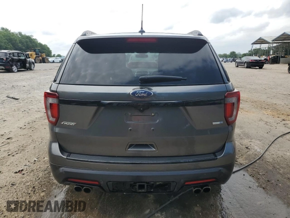 2018 Ford Explorer Sport z VIN 1FM5K8GT6JGA51523, wystawiony jako Copart lot #59205555 z przebiegiem 169 601 mil mil oraz Szkoda całkowita • Salvage title. Historia ofert i sprzedaży dostępna na DreamBid. Obrazek 6.