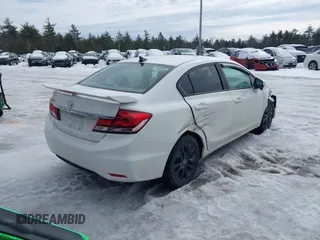2015 Honda Civic EX with VIN 2HGFB2F86FH533408, listed as a IAAI auction lot 41655178 with 150,789 mi miles and . Bid and sale history available at carsss.com. Image 4.