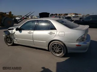 2002 Lexus IS 300 with VIN JTHBD192X20057265, listed as a Copart auction lot 75644484 with 99,875 mi miles and Salvage Title. Bid and sale history available at carsss.com. Image 2.