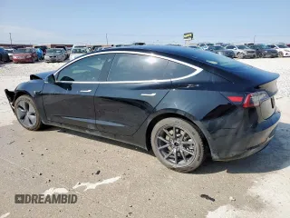 2019 Tesla Model 3 Mid Range with VIN 5YJ3E1EA9KF193033, listed as a Copart auction lot 51225195 with 72,722 mi miles and Salvage Title. Bid and sale history available at DreamBid. Image 2.
