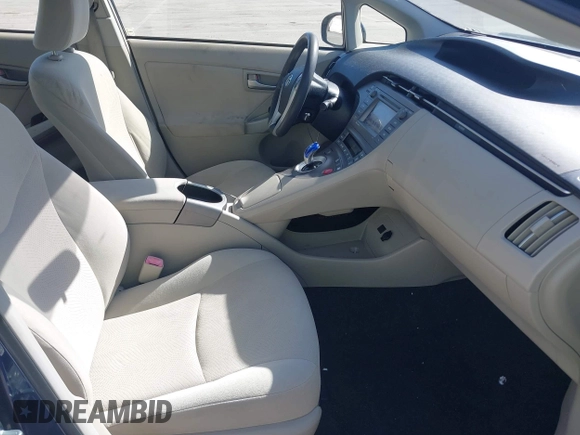 2013 Toyota Prius One with VIN JTDKN3DU0D1623630, listed as a IAAI auction lot 42015052 with 213,796 mi miles. Bid and sale history available at carsss.com. Image 5.