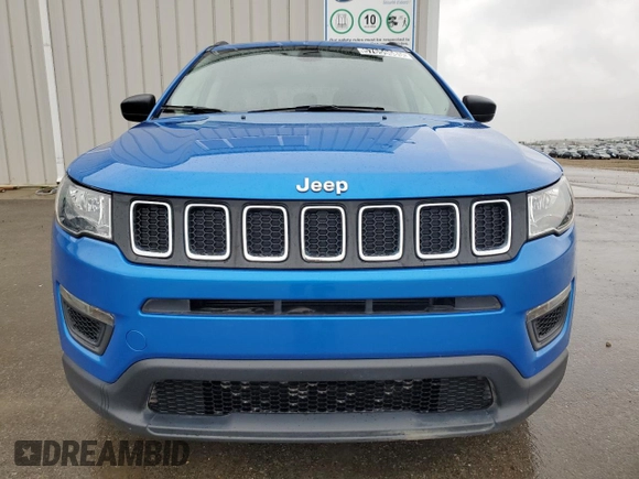 2021 Jeep Compass Sport with VIN 3C4NJCAB3MT598775, listed as a Copart auction lot 57659685 with 39,444 mi miles and Clean title. Bid and sale history available at DreamBid. Image 5.