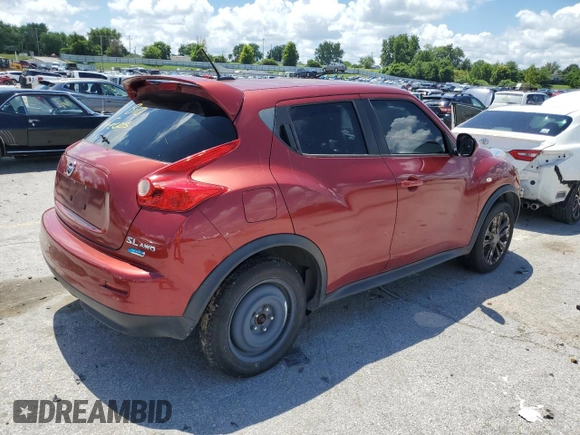 2014 Nissan Juke SL with VIN JN8AF5MV5ET360073, listed as a Copart auction lot 63982605 with Not provided miles and Clean title. Bid and sale history available at DreamBid. Image 3.
