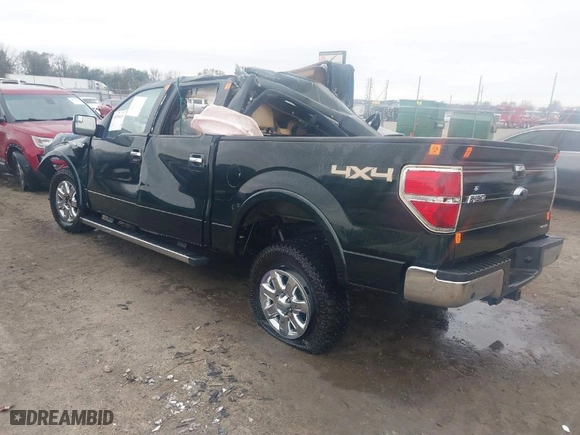 2013 Ford F-150 XL with VIN 1FTFW1EF2DKE54627, listed as a IAAI auction lot 40795033 with 1 mi miles. Bid and sale history available at carsss.com. Image 3.