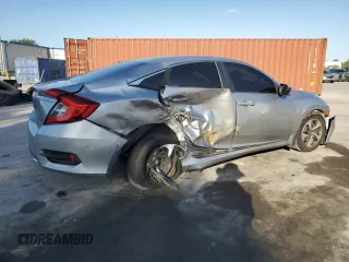 2019 Honda Civic LX with VIN 2HGFC2F69KH567767, listed as a Copart auction lot 52069575 with 102,259 mi miles and Non Repairable. Bid and sale history available at DreamBid. Image 3.