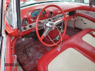 1955 Ford Thunderbird with VIN P5FH185381, listed as a Copart auction lot 73986904 with 2,206 mi miles and Salvage Title. Bid and sale history available at DreamBid. Image 8.