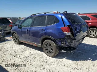 2024 Subaru Forester Sport with VIN JF2SKAGC1RH425722, listed as a Copart auction lot 49426215 with 5,209 mi miles and Salvage Title. Bid and sale history available at carsss.com. Image 2.