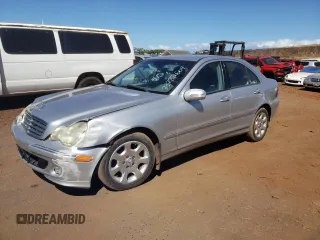 2005 Mercedes-Benz C 320 with VIN WDBRF64J05F566402, listed as a Copart auction lot 73782604 with 126,096 mi miles and Salvage Title. Bid and sale history available at DreamBid. Image 1.