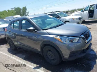 2019 Nissan Kicks SV with VIN 3N1CP5CU8KL558448, listed as a IAAI auction lot 39982447 with 48,125 mi miles and . Bid and sale history available at DreamBid. Image 1.