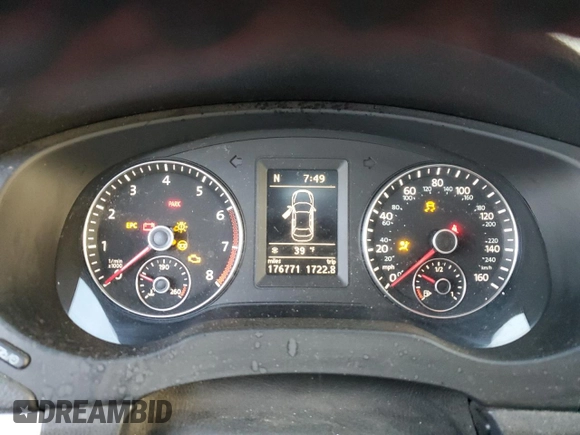2012 Volkswagen Jetta GLI Autobahn with VIN 3VW5A7AJ0CM382273, listed as a Copart auction lot 78415174 with 176,771 mi miles and Salvage title. Bid and sale history available at DreamBid. Image 9.