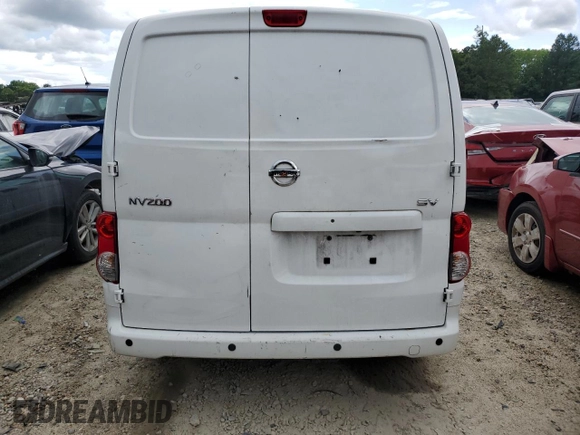 2021 Nissan NV200 S with VIN 3N6CM0KN8MK706137, listed as a Copart auction lot 61111975 with 83,725 mi miles and Salvage title. Bid and sale history available at DreamBid. Image 6.