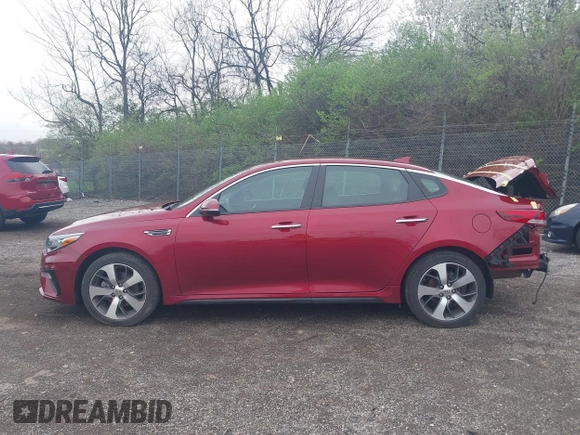 2020 Kia Optima LX with VIN 5XXGT4L31LG450083, listed as a IAAI auction lot 41951171 with 27,985 mi miles. Bid and sale history available at carsss.com. Image 15.