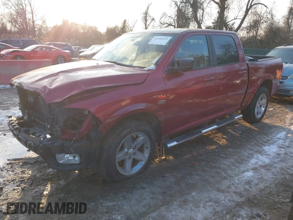 2012 Ram 1500 Sport with VIN 1C6RD7MT1CS225018, listed as a IAAI auction lot 41418493 with 141,526 mi miles. Bid and sale history available at carsss.com. Image 19.