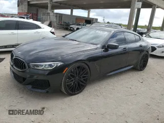 2021 BMW 8 Series M850i with VIN WBAGV8C08MCF72058, listed as a Copart auction lot 82167593 with 36,132 mi miles and Clean Title. Bid and sale history available at carsss.com. Image 1.