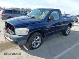 2008 Dodge 1500 ST with VIN 1D7HA16K98J108949, listed as a IAAI auction lot 41436719 with Not Provided miles and . Bid and sale history available at DreamBid. Image 2.