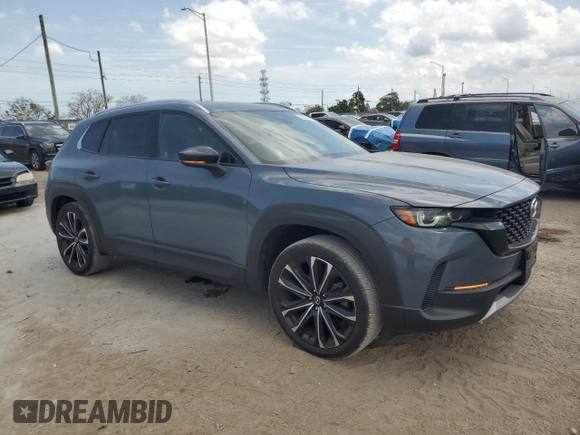 2023 Mazda CX-50 Premium with VIN 7MMVABDY6PN108537, listed as a Copart auction lot 50362155 with 26,231 mi miles and Salvage title. Bid and sale history available at DreamBid. Image 4.
