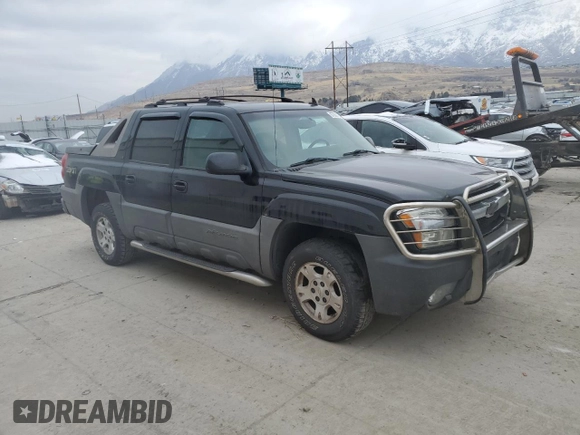2006 Chevrolet Avalanche Z71 with VIN 3GNEK12Z46G189202, listed as a Copart auction lot 87802725 with 203,812 mi miles and Salvage Title. Bid and sale history available at carsss.com. Image 4.