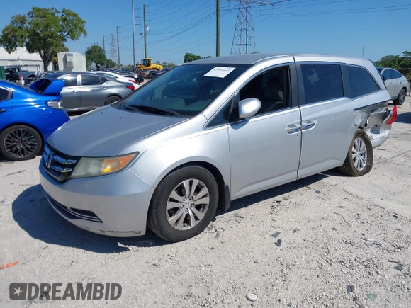 2015 Honda Odyssey EX with VIN 5FNRL5H46FB032366, listed as a IAAI auction lot 42034443 with 154,679 mi miles and . Bid and sale history available at DreamBid. Image 17.
