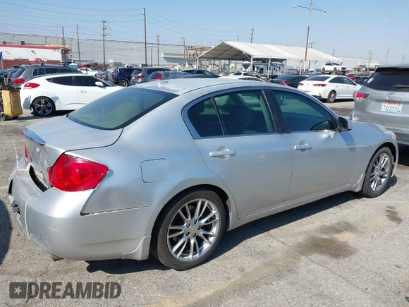 2007 Infiniti G35 Sedan Journey with VIN JNKBV61E87M727668, listed as a IAAI auction lot 41969548 with 138,821 mi miles. Bid and sale history available at carsss.com. Image 4.